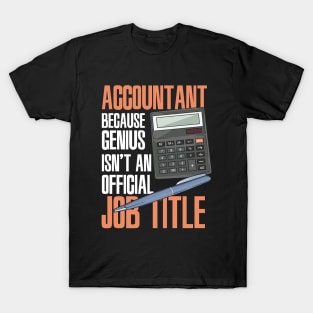 CPA Bookkeeper Public Accountant Accounting Gift T-Shirt